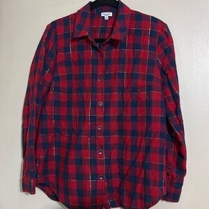 Splendid plaid button down shirt